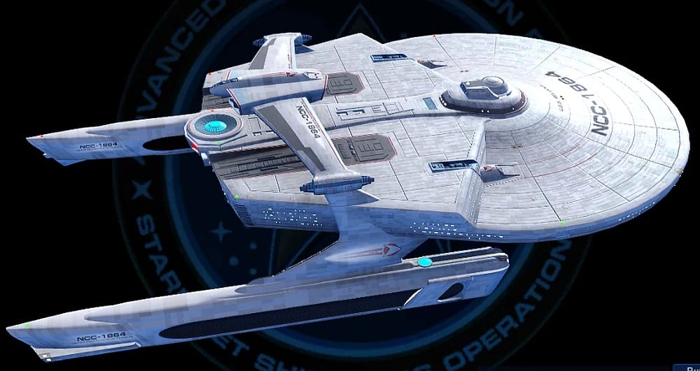 USS Reliant in space.