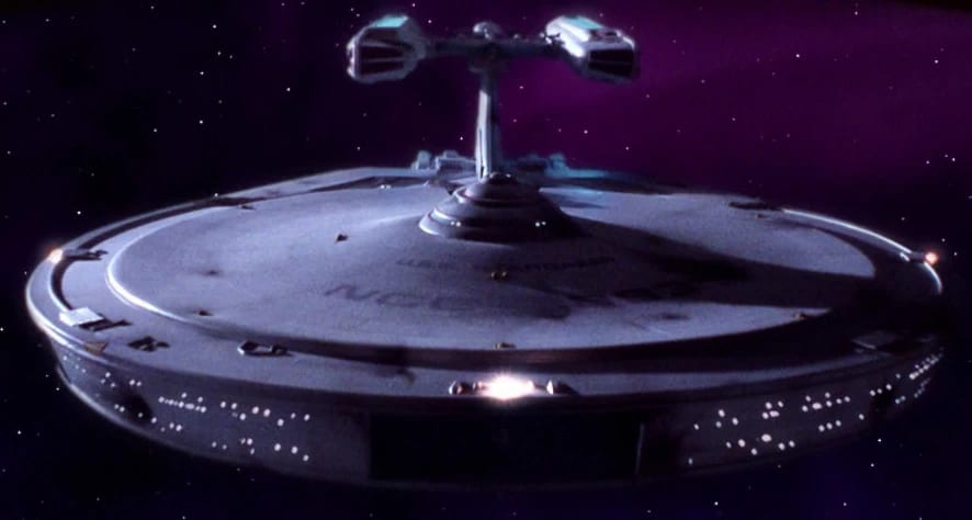 USS Stargazer NCC-2893 in space.
