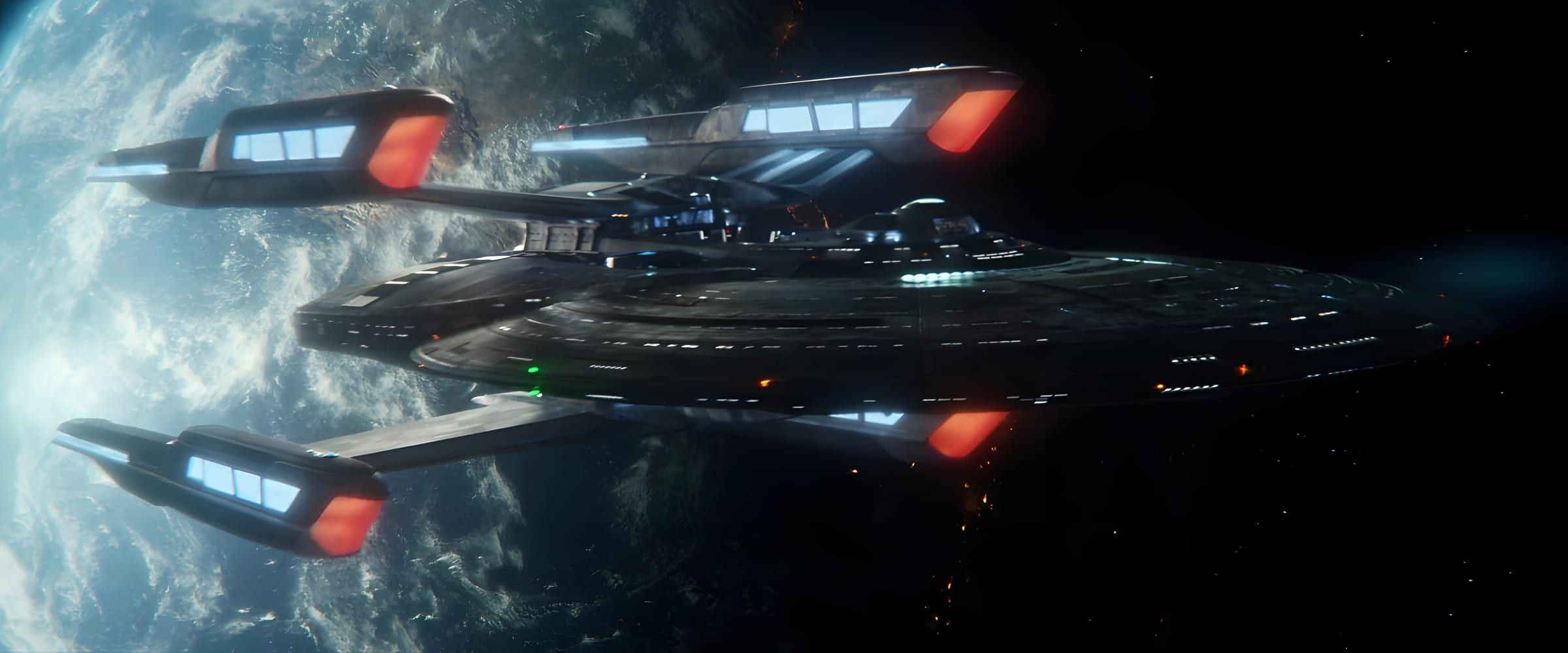 USS Stargazer NCC-82893 in space.