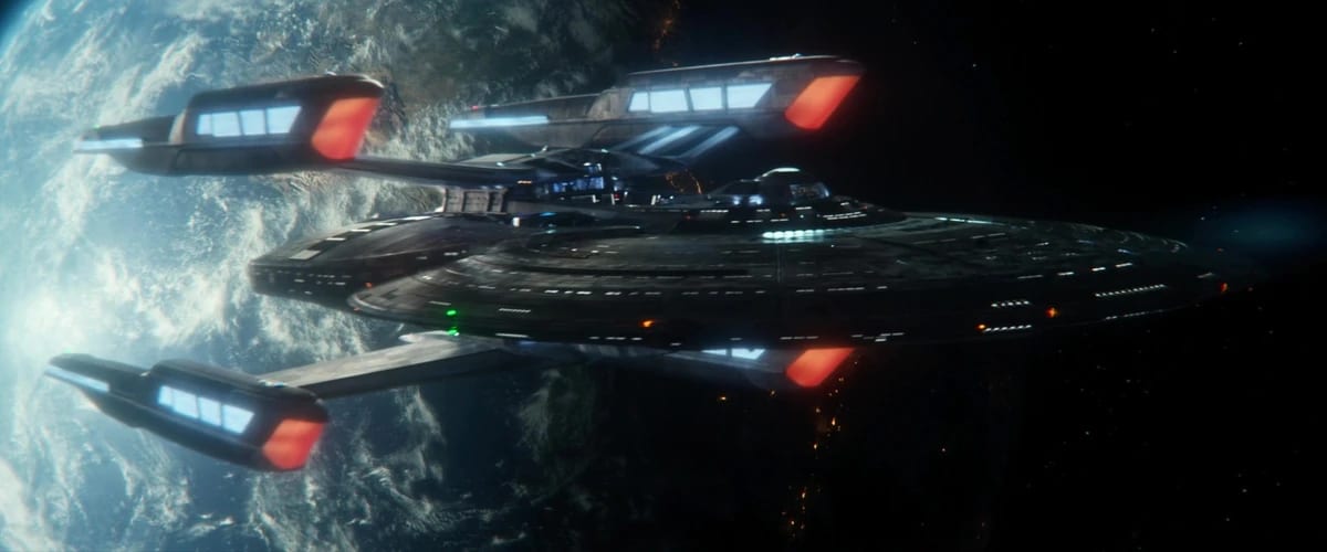 USS Stargazer NCC-82893 in space.